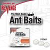 imageREVENGE Pack of 3 Liquid Ant Bait Stations ReadytoUse Indoors ampamp Outdoors Kills Ants ampamp Roaches No Mess Trap