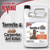 imageREVENGE Termite ampamp Carpenter Ant Killer 128 oz ReadytoUse Spray Long Lasting Formula for Indoors and Outdoors Kills on Contact