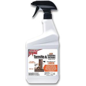 imageBonide Revenge Termite ampamp Carpenter Ant Killer Spray 32 oz ReadytoUse Long Lasting Pesticide for Indoors and Outdoors32 Ounce Pack of 1