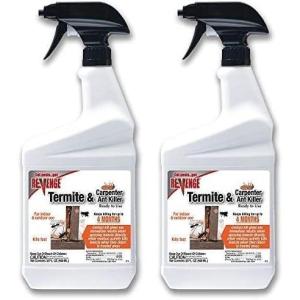 imageBonide Revenge Termite ampamp Carpenter Ant Killer Spray 32 oz ReadytoUse Long Lasting Pesticide for Indoors and OutdoorsPack of 2