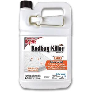 imageREVENGE Bedbug Killer 128 oz ReadytoUse Spray Long Lasting Odorless Insecticide Formula Kills on Contact
