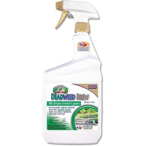 imageBonide Captain Jacks Deadweed Brew 32 oz ReadytoUse Spray Controls All Types of Weeds and Grasses For Organic Gardening32 Fl Oz Pack of 1