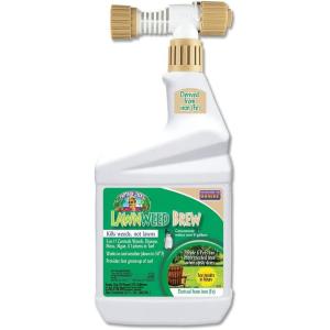 imageBonide Captain Jacks Lawnweed Brew 32 oz ReadytoSpray FastActing Formula Controls Weeds Moss Algae Lichens ampamp Disease