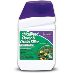 imageBonide Chickweed Clover and Oxalis Killer 16 oz Concentrate Controls Weeds and Roots without Harming Lawn
