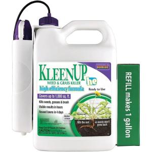 imageBonide KleenUP Weed ampamp Grass Killer High Efficiency Formula 128 oz ReadytoUse Fast Acting Formula Kills Weeds ampamp RootsReadyToUse with Power Wand  Refill