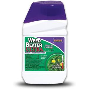 imageBonide Weed Beater Ultra 16 oz Concentrate FastActing Protection Against Broadleaf Weeds in Warm ampamp Cool WeatherConcentrate