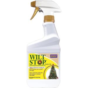 imageBonide Wilt Stop 16 oz ReadytoUse Christmas Tree and Wreath Spray Reduces Moisture Loss ampamp Extends Life of PlantsReadytoUse 16 oz