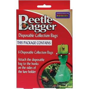 imageBonide Beetle Bagger Japanese Beetle Trap Bag Refill Includes 6 Disposable Collection Bags for Indoor ampamp Outdoor Use