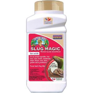 imageBonide Captain Jacks Slug Magic Granules 24 oz Snail ampamp Slug Killer For Organic Gardening Pet Safe FormulaGranules