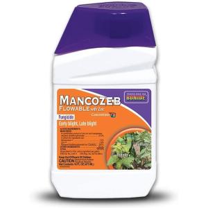 imageBonide Mancozeb Flowable with Zinc Fungicide 16 oz Concentrate Broad Spectrum Disease Control ampamp Prevention for Plants16 oz