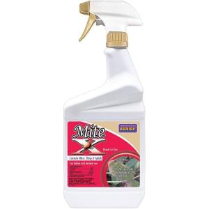 imageBonide MiteX Insecticide and Miticide 32 oz ReadytoUse Spray Botanical Extracts Control Mites Thrips and Aphids in Garden1Quart