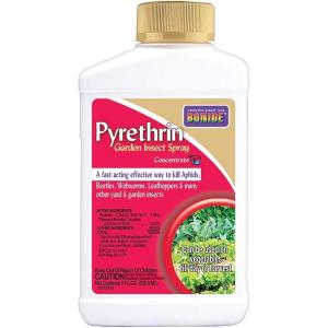 imageBonide Pyrethrin Garden Insect Spray Concentrate 8 oz ReadytoMix Fast Acting Insecticide for Outdoor Garden Use8 oz