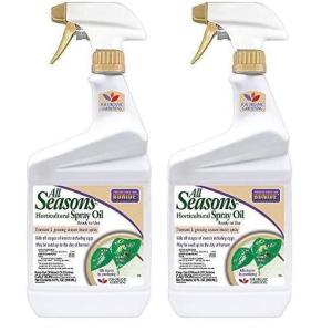 imageBonide All Season Horticultural ampamp Dormant Spray Oil 32 oz ReadytoUse Spray Disease Prevention and Insect Killer for Organic Gardening1 Pack of 2