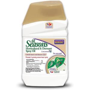 imageBonide All Seasons Horticultural ampamp Dormant Spray Oil 32 oz Concentrate Disease Prevention ampamp Insect Killer for Organic GardeningConcentrate