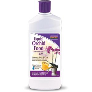 imageBonide Liquid Orchid Food 979 8 oz Concentrate Liquid Fertilizer for Strong Roots ampamp Blooms Use When Watering8 oz