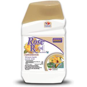 imageBonide Rose Rx MultiPurpose Fungicide Insecticide and Miticide 16 oz Concentrated Solution for Organic Gardening