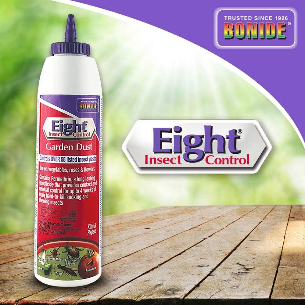 imageBonide Eight Insect Control Garden Dust 10 oz ReadytoUse Insect ampamp Mite Killer for Outdoor Garden Long Lasting InsecticideDust