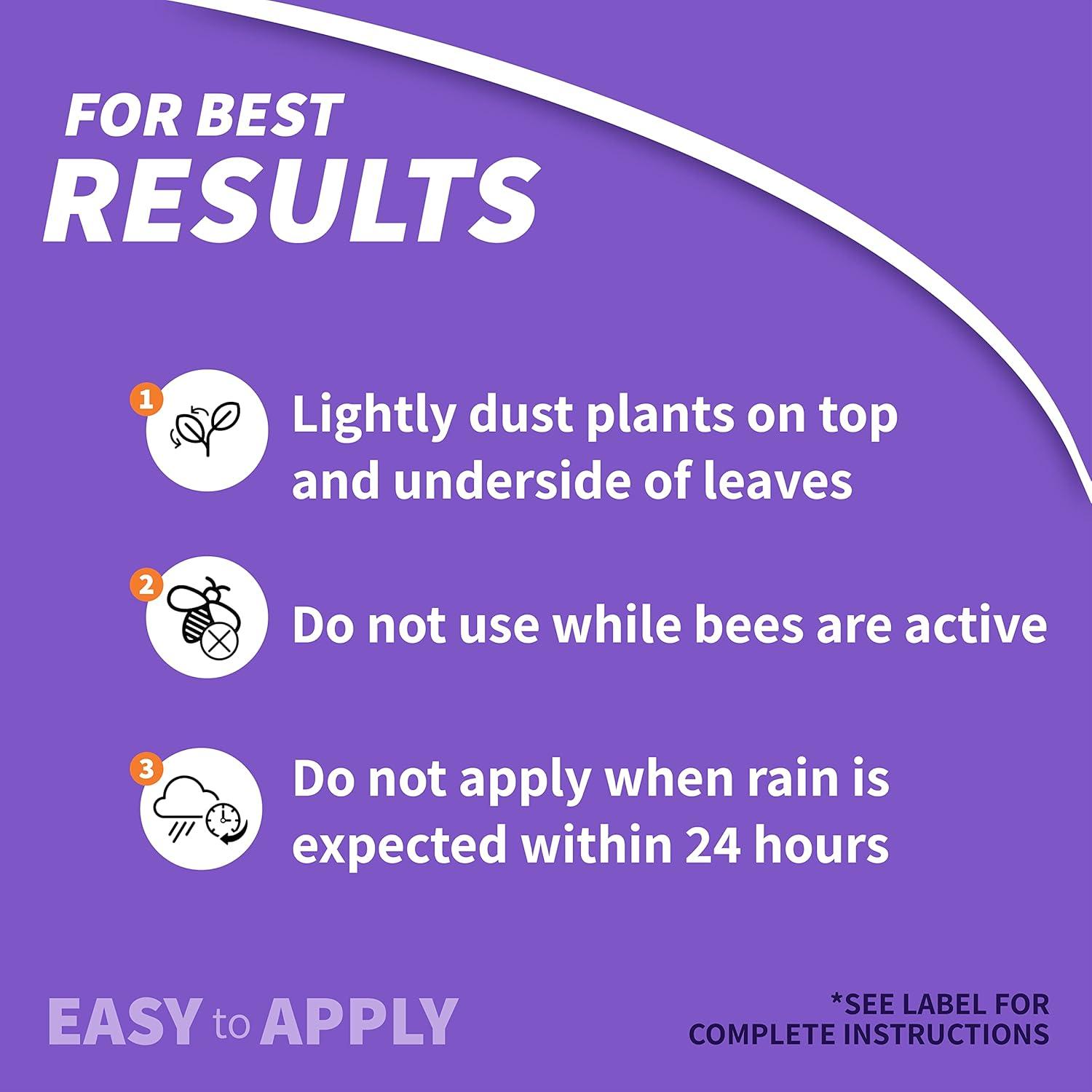 imageBonide Eight Insect Control Garden Dust 10 oz ReadytoUse Insect ampamp Mite Killer for Outdoor Garden Long Lasting InsecticideDust