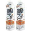 imageREVENGE Wasp ampamp Hornet Killer Aerosol 15 oz ReadytoUse Spray for Wasps Hornets and Yellow Jackets Kills Entire Nest15 Fl Oz Pack of 2