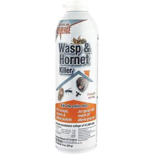 imageREVENGE Wasp ampamp Hornet Killer Aerosol 15 oz ReadytoUse Spray for Wasps Hornets and Yellow Jackets Kills Entire Nest15 Fl Oz Pack of 1