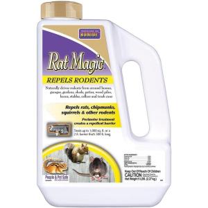 imageBonide Rat Magic Rodent Repellent 5 lb ReadytoUse Granules for Indoor ampamp Outdoor Rodent Control People ampamp Pet Safe