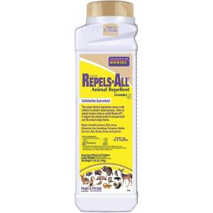 imageBonide RepelsAll Animal Repellent Granules 3 lbs ReadytoUse Deer ampamp Rabbit Repellent Deter Pests from Lawn ampamp GardenGranules